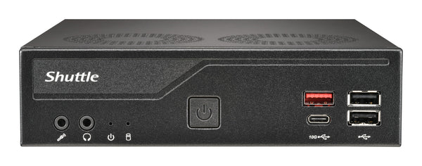 Shuttle Slim PC DH810 1,35 L størrelse PC Sort LGA 1851 (Socket V1)