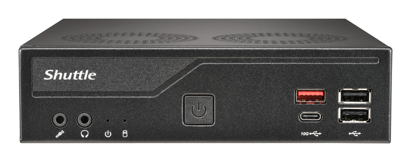 Shuttle Slim PC DH810 1,35 L størrelse PC Sort LGA 1851 (Socket V1)