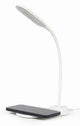 Gembird TA-WPC10-LED-01-W oplader til mobil enhed Smartphone Hvid DC Trådløs opladning Indendørs