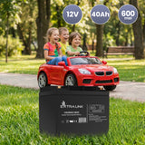 Extralink AKUMULATOR Battery ACCUMULATOR 12V 40AH - Batterie - 40.000 mAh Blybatterier (VRLA) 13,5 V 12 At