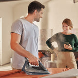 Braun TexStyle 9 0127409002 strygejern Dampstrygejern EloxalPlus soleplate 3200 W Mørkeblå