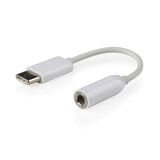 Gembird GMB Audio A-CM-3.5F-01 lydkabel 0,1 m 4-pins 3.5 mm USB Type-C Hvid