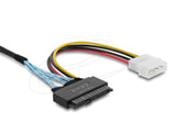 DeLOCK 82296 Serial Attached SCSI (SAS)-kabel 0,5 m 16 Gbit/sek. Sort