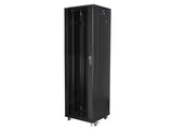 Lanberg FF01-6642-12B stativ 42U Fritstående reol Sort