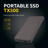 Intenso TX500 1 TB USB Type-C 3.2 Gen 2 (3.1 Gen 2) Brun