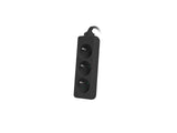 Lanberg PS0-03E-0150-BK stikdåse 1,5 m 3 AC stikkontakt(er) Indendørs Sort