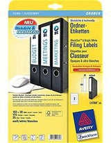 Avery L4760-25 print etiket Hvid