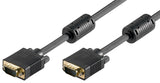 Goobay 50489 VGA kabel 3 m VGA (D-Sub) Sort
