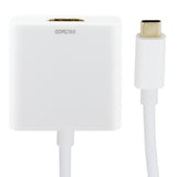 Deltaco USBC-HDMI1 videokabel adapter 0,1 m USB Type-C HDMI Hvid