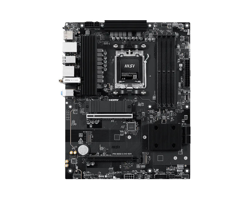 MSI PRO B850-S EVO WIFI bundkort AMD B850 Sokkel AM5 ATX