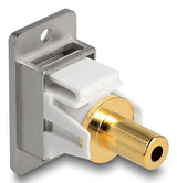 DeLOCK 90883 stikkontakt 3,5 mm Sølv, Hvid