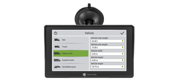 Navitel E777 Truck navigator Fastgjort 17,8 cm (7") Berøringsskærm Sort