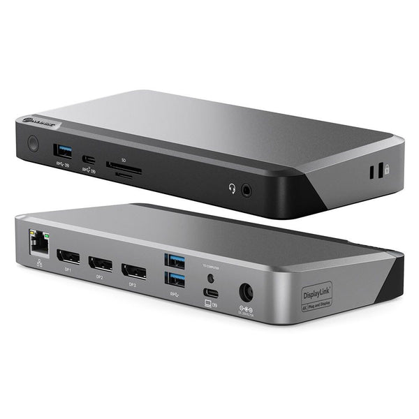 ALOGIC DX3 Ledningsført USB 3.2 Gen 1 (3.1 Gen 1) Type-C Sort, Grå