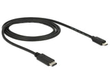DeLOCK 83602 USB-kabel USB 2.0 1 m USB C Micro-USB B 0,48 Gbit/sek. Sort