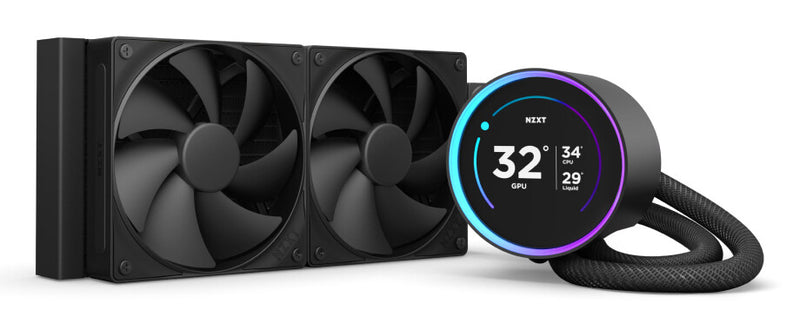 NZXT Kraken Elite 240 Processor Alt-i-en væskekøler 12 cm Sort 1 stk