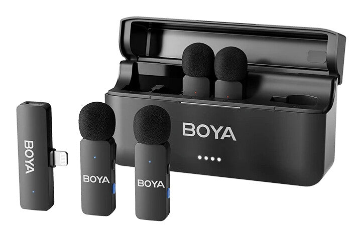 BOYA BY-V4D mikrofon Sort Clip-on mikrofon
