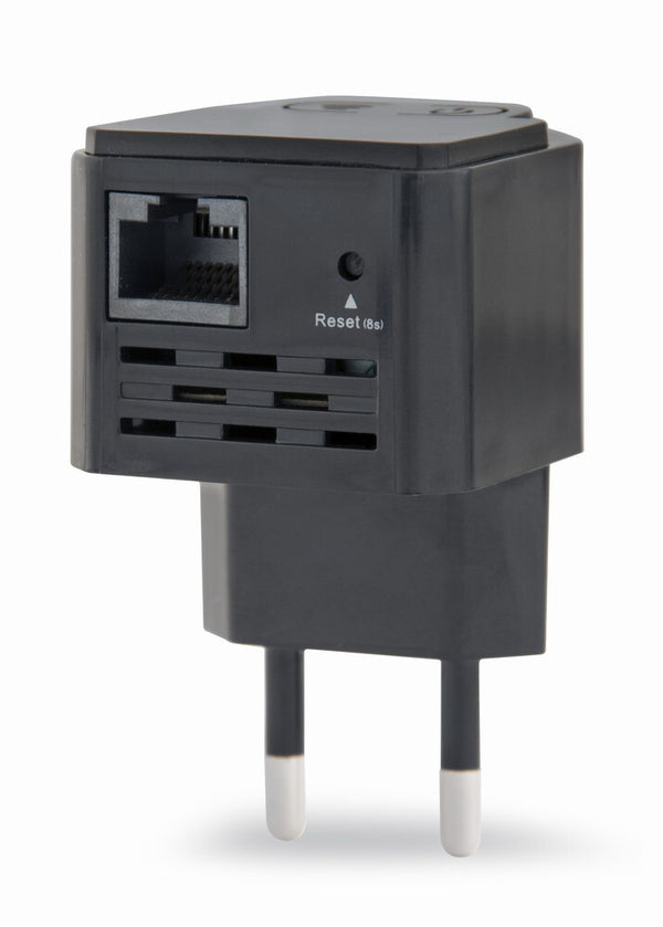 Gembird WNP-RP300-03-BK bridge og repeater Netværksgentager 300 Mbit/s Sort
