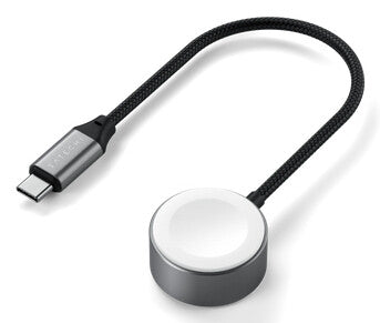 Satechi ST-QCAWM oplader til mobil enhed SmartWatch Hvid, Grå USB Trådløs opladning Indendørs