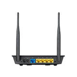 ASUS RT-N12E C1 N300 trådløs router Hurtigt ethernet Enkelt band (2,4 GHz) Sort, Metallic