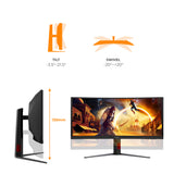 AOC G4 CU34G4ZCA computerskærm 86,4 cm (34") 3440 x 1440 pixel Wide Quad HD Sort, Rød