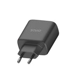 Savio LA-06/B USB Quick Charge Power Delivery 3.0 30W Internal charger Headset, Mus, Tablet, Telefon, Ur Sort Udendørs