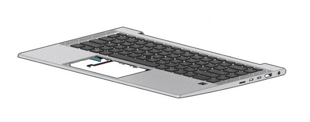 HP M36312-051 laptop reservedel Tastatur