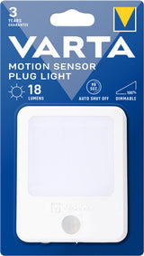 Varta Motion Sensor Plug Light Plug-in natlys