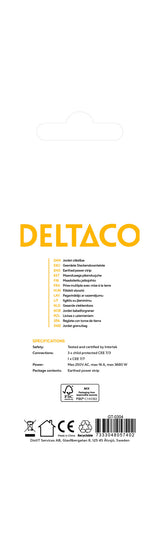 Deltaco Outlet 3xCEE 7/3 1xCEE 7/7 3m white