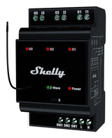 Shelly Wave PRO 3 strømrelæ Sort