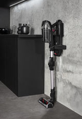 Rowenta X-Force RH9958 2-i-1 stangstøvsuger Batteri Dry HEPA Poseløs 0,9 L Sort, Grå