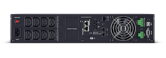 CyberPower OLS1500ERT2UA-N UPS-enhed Dobbeltkonvertering (online) 1,5 kVA 1350 W 8 AC stikkontakt(er)