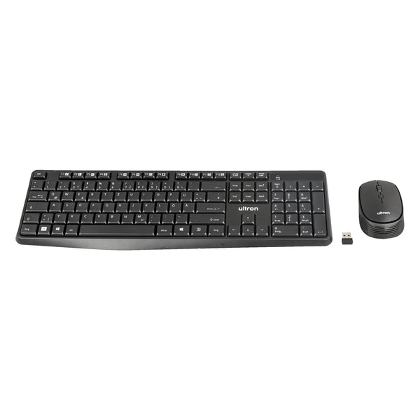 Ultron UMC300 tastatur Mus inkluderet Universel RF trådløst Tysk Sort