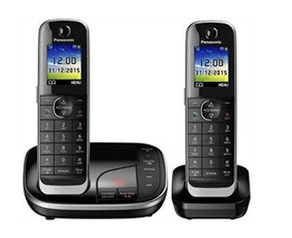 Panasonic KX-TGJ322 DECT telefon Nummervisning Sort