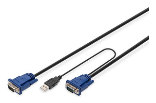 Digitus DS-19231 KVM-kabel Sort 1,8 m