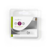Nedis CCGB64950WT02 netværkskabel Hvid 0,2 m Cat8.1