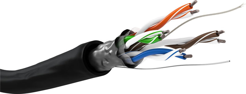 Goobay 57294 netværkskabel Sort 100 m Cat5e F/UTP (FTP)