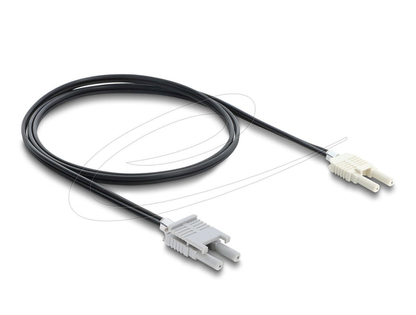 DeLOCK 91027 fiber adapter 1 stk Sort, Grå