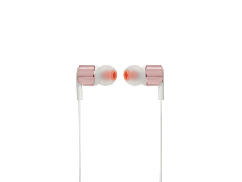 JBL Tune 210 Headset Ledningsført I ørerne Opkald/Musik/Sport/Hverdag Lyserød guld