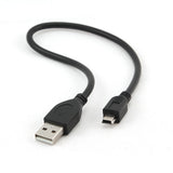 Gembird 0.3m USB 2.0 A/mini-USB M USB-kabel 0,3 m USB A Micro-USB A Grå