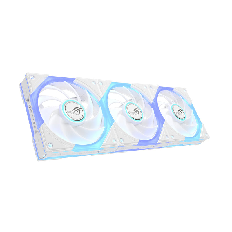ASUS ROG Eurux GR120 ARGB Fan White Triple Pack Computerkabinet Ventilator 12 cm Hvid 3 stk