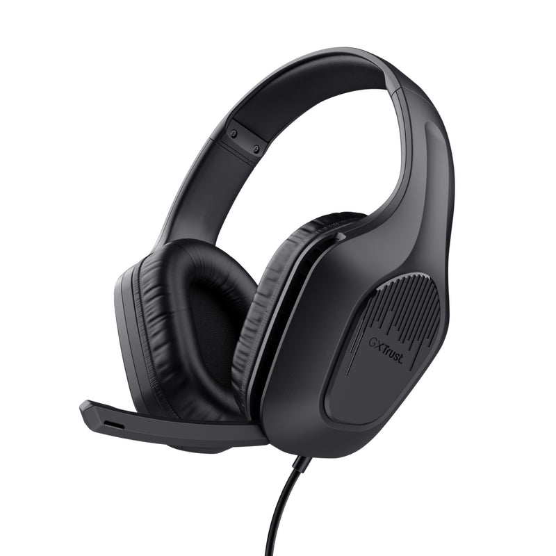 Trust GXT 415 Zirox Headset Ledningsført Spil Sort
