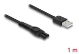 DeLOCK 90981 el-ledning Sort 1 m USB A 2-polet