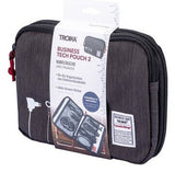 TROIKA BUSINESS TECH POUCH 2 personlig timemanager Polyester Sort, Grå