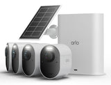 Arlo Ultra 3 Security Camera 4-cam kit + Solar Panel IP-sikkerhedskamera Udendørs 3840 x 2160 pixel Loft/væg