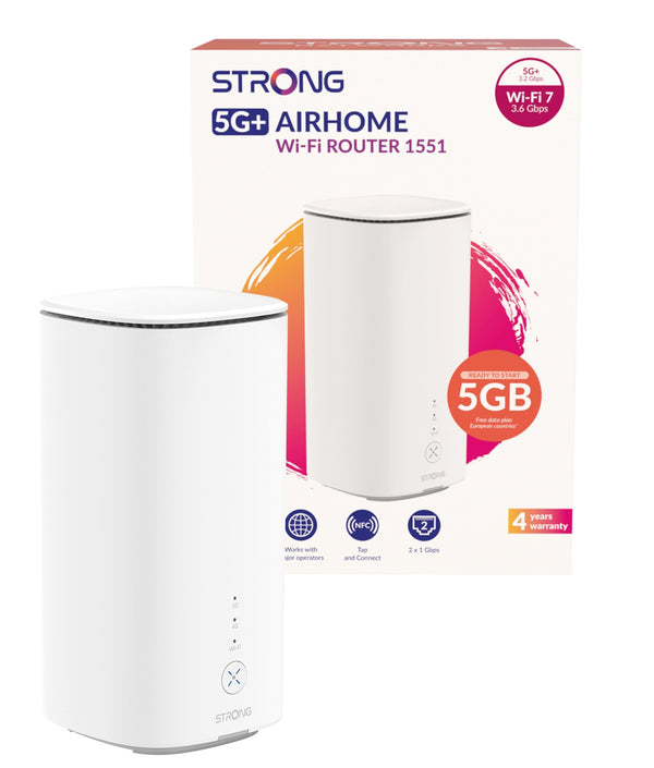 Strong 5G+ AIRHOME Wi-Fi Router 1501 Cellulær netværksrouter