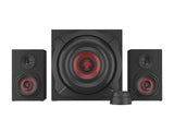 GENESIS Helium 610BT højttalersæt 60 W PC/Laptop Sort, Rød 2.1 kanaler 2-vejs 30 W Bluetooth