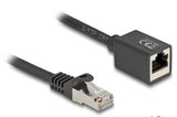 DeLOCK 90323 netværkskabel Sort 10 m Cat6a S/FTP (S-STP)