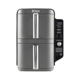 Ninja SL400EU frituregryde Dobbelt 9,5 L 2470 W Varmluftsteger Sort, Grå