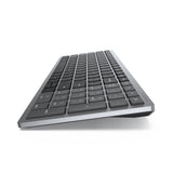 DELL KM7120W tastatur Mus inkluderet Kontor RF trådløs + Bluetooth QWERTY Nordisk Grå, Titanium