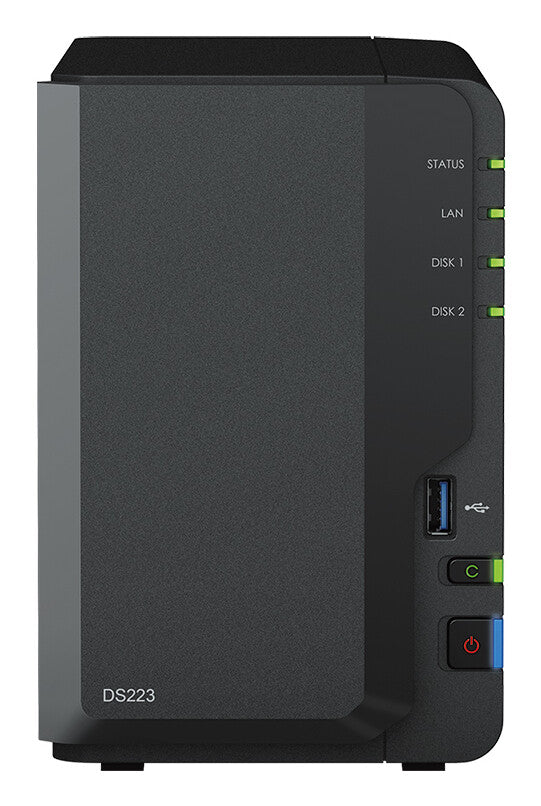 Synology DiskStation DS223 NAS Mini Tower Realtek RTD1619B 2 GB DDR4 32 TB HDD DiskStation Manager Sort